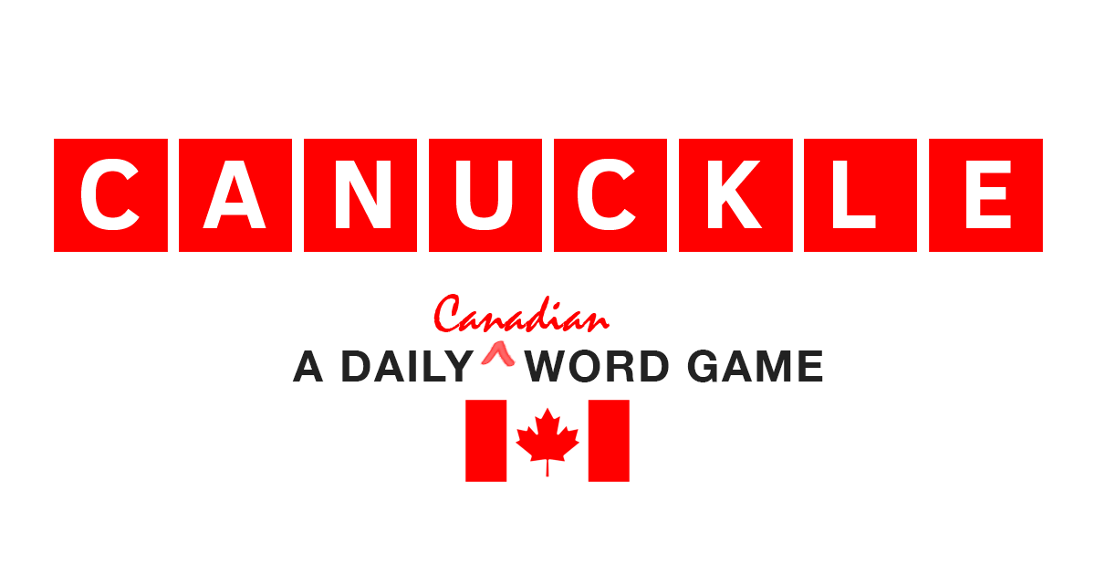Canuckle - A daily Canadian word game